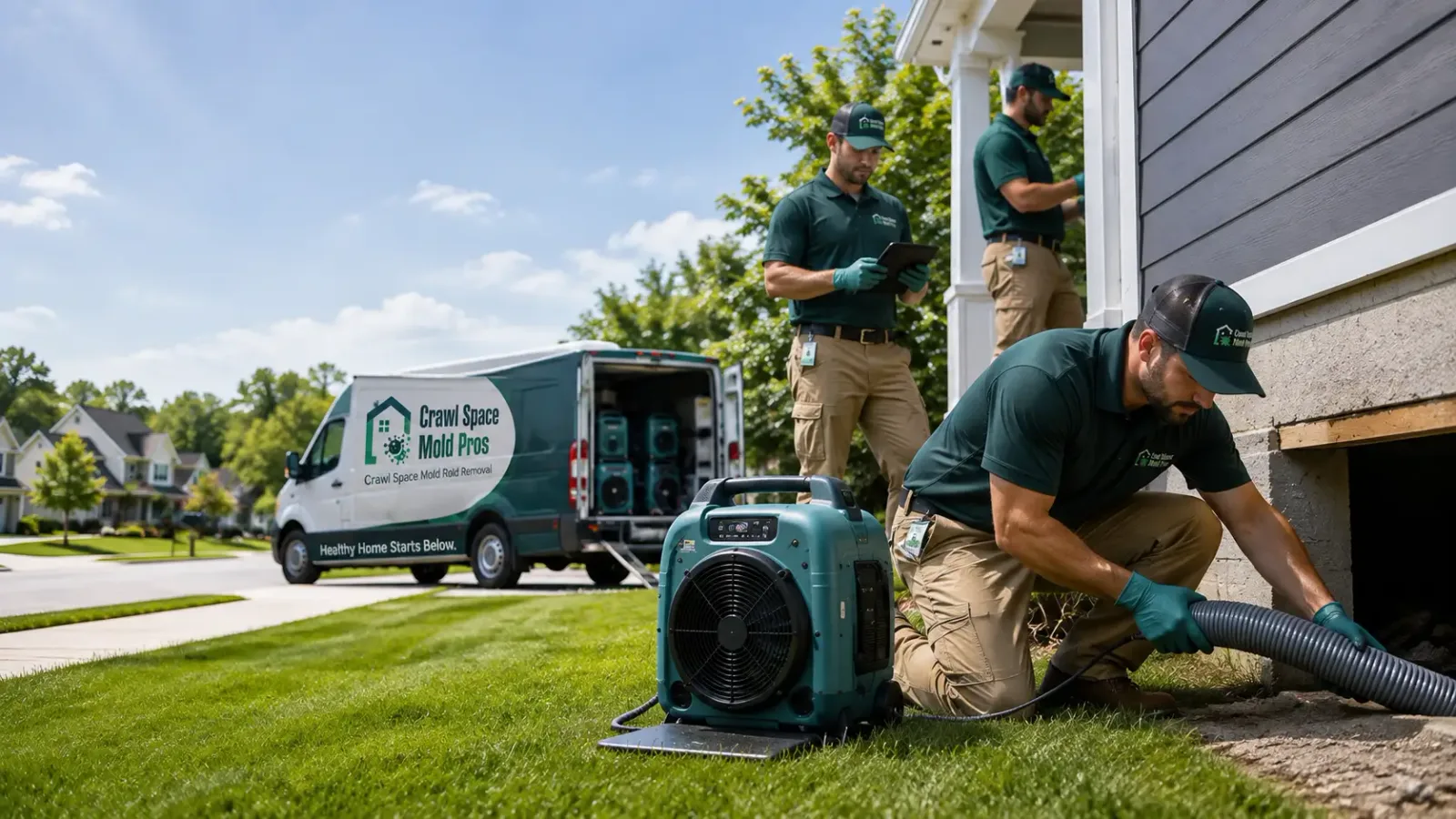 Crawl Space Mold Removal in Dawson, NE